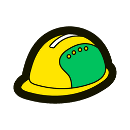 Yubo - Green construction helmet