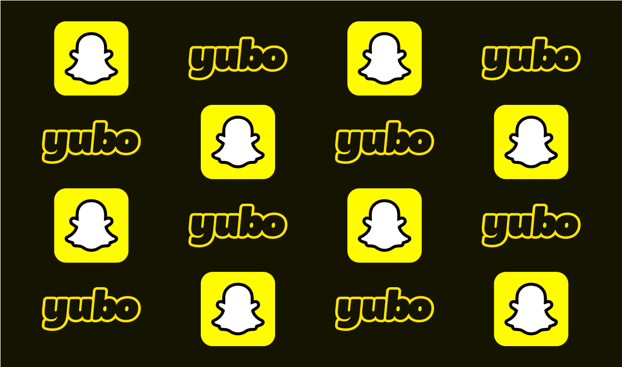 Yubo and Snapchat logos